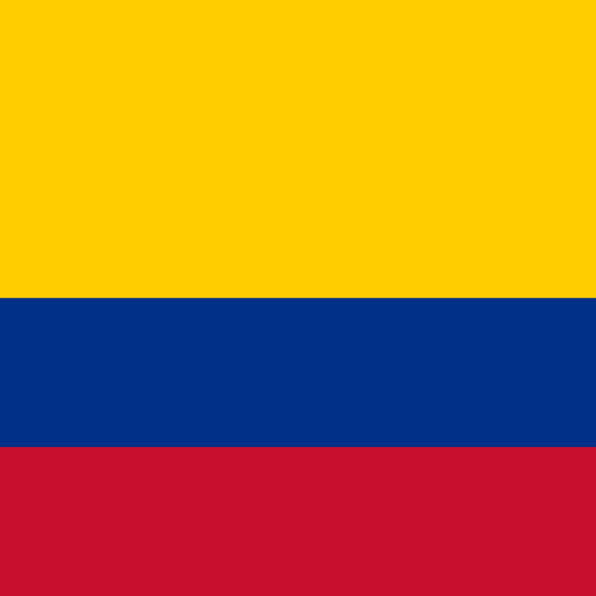 Bandeira Colombia Squared