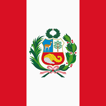 Bandeira Peru Squared
